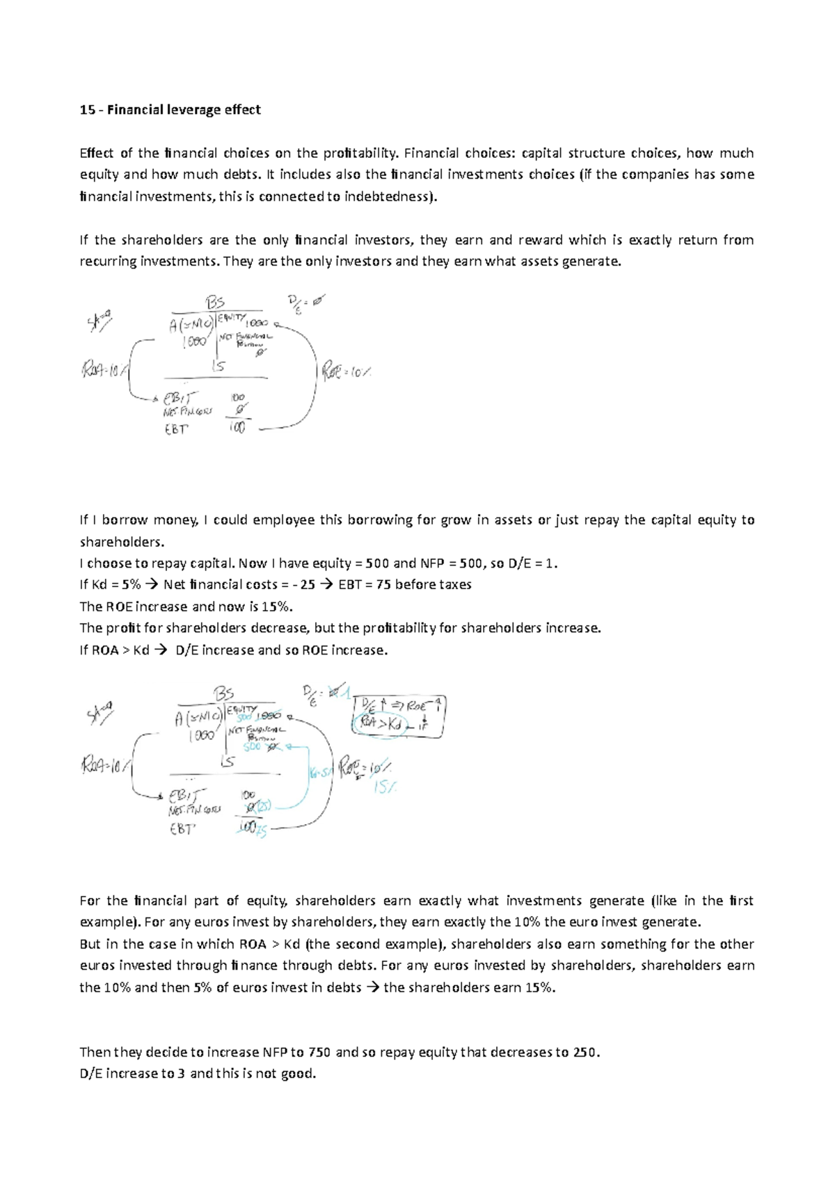 15 - Financial Leverage Effect - 15 - Financial Leverage Effect Effect ...