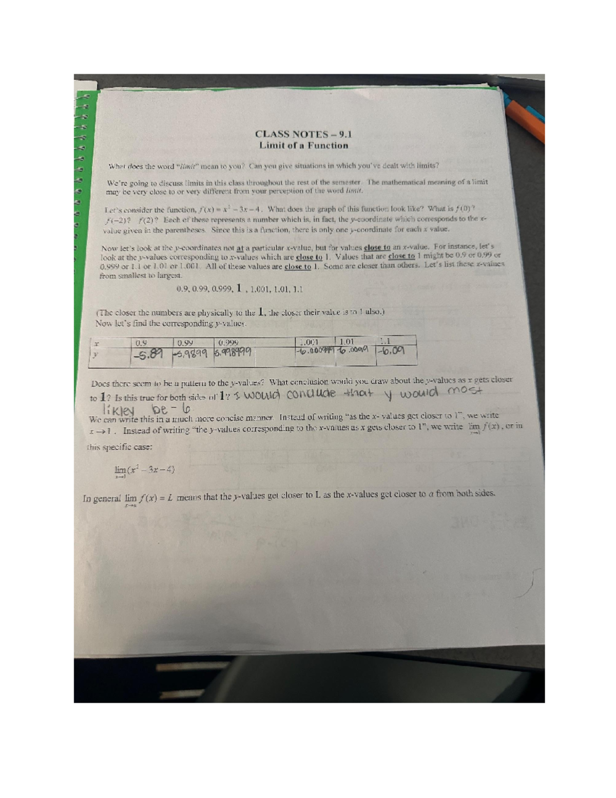 9.1 completed notes - MATH 132 - Studocu