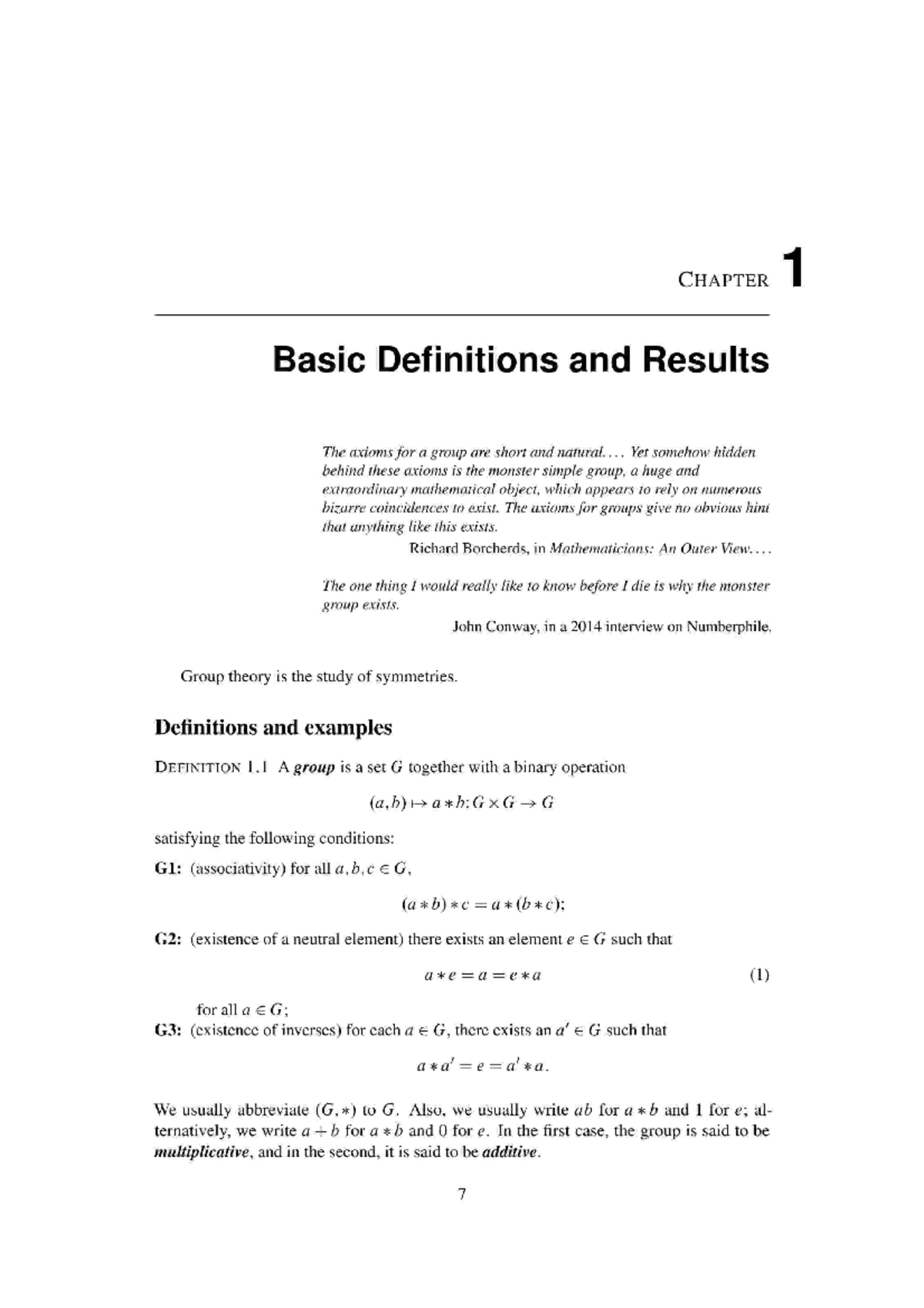 Chapter-1 Basic Definitions And Results - Botany/Mathematics - Studocu