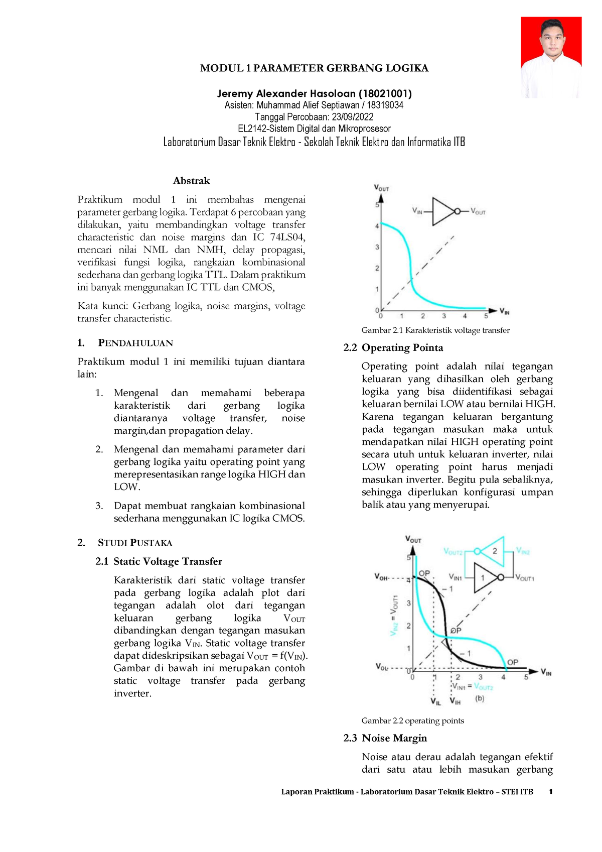 Laporan Praktikum Sistem Digital Dan Mikroprosesor EL 2142 01 - MODUL 1 ...