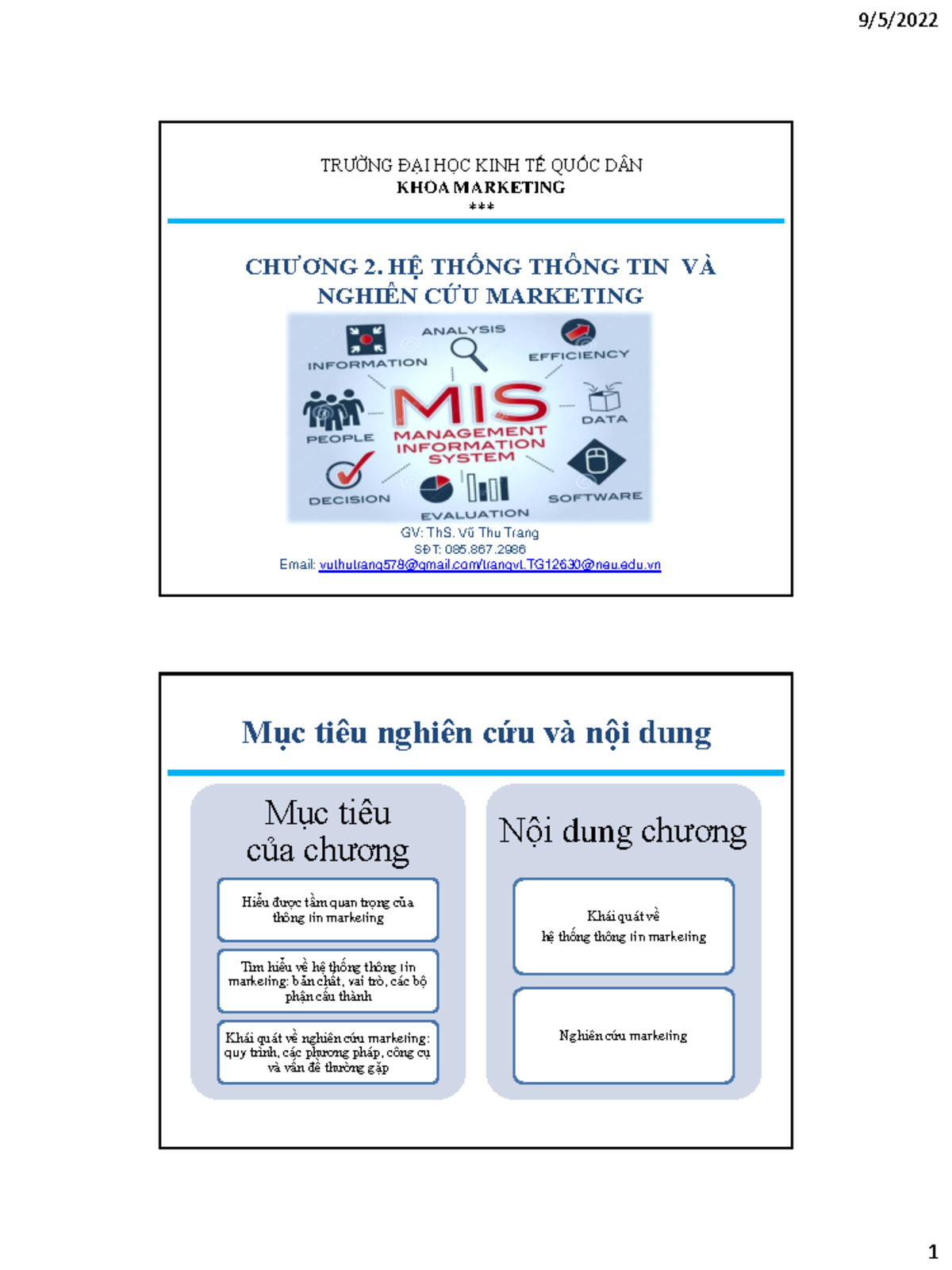 2. Nghien cuu marketing Trang - CHƯƠNG 2. HỆ THỐNG THÔNG TIN VÀ NGHIÊN ...