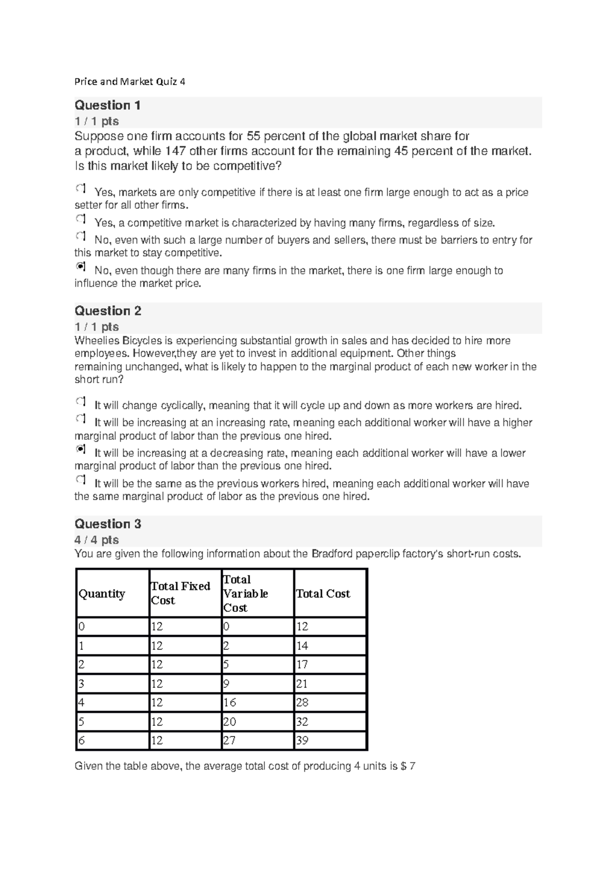 price-and-market-quiz-4-quiz-econ1025-rmit-university-studocu