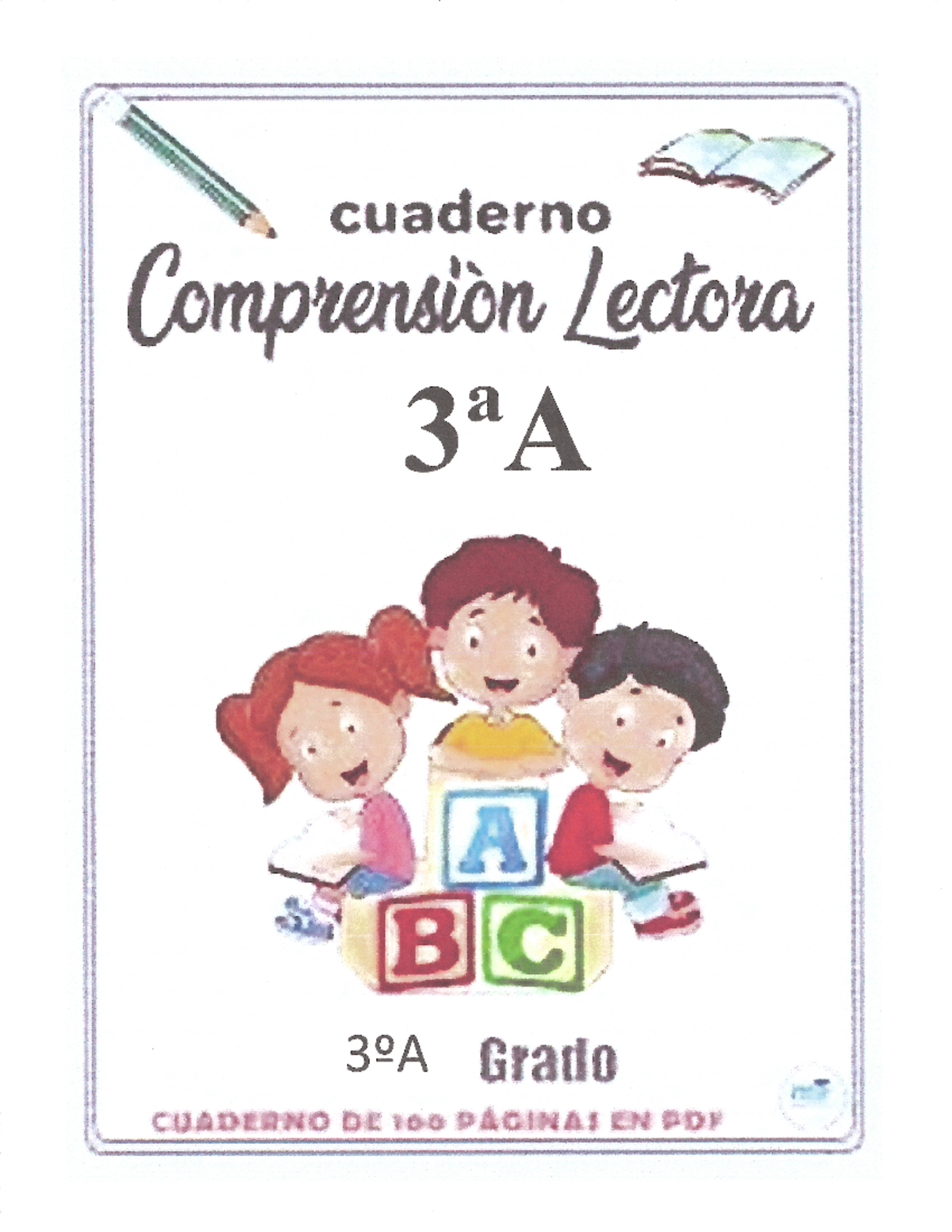 Lectura 3 de primaria - cuaderno Comprension Lectora 3A BC Grado ...
