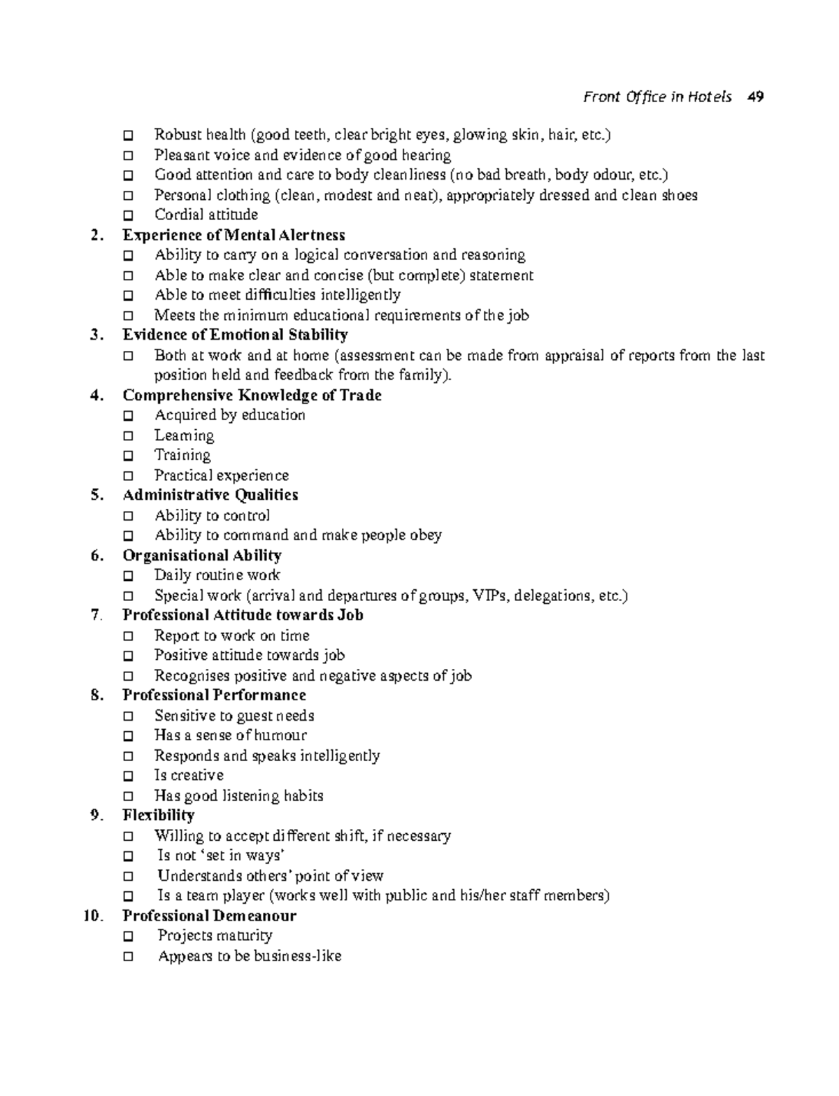 Professional Hotel Front Office Management-17 - - Studocu