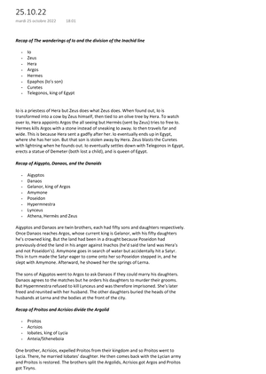 Foundation Myths - FOUNDATION MYTHS Plutarch’s Myth of Theseus and ...