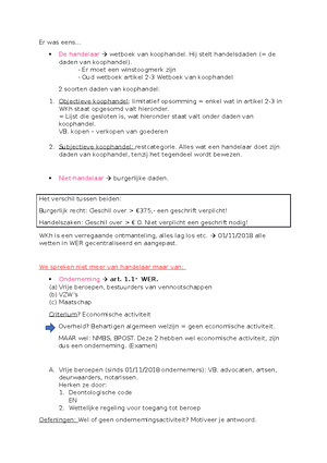 Bordschema Vennootschap In Oprichting - Bordschema: Verbintenissen In ...