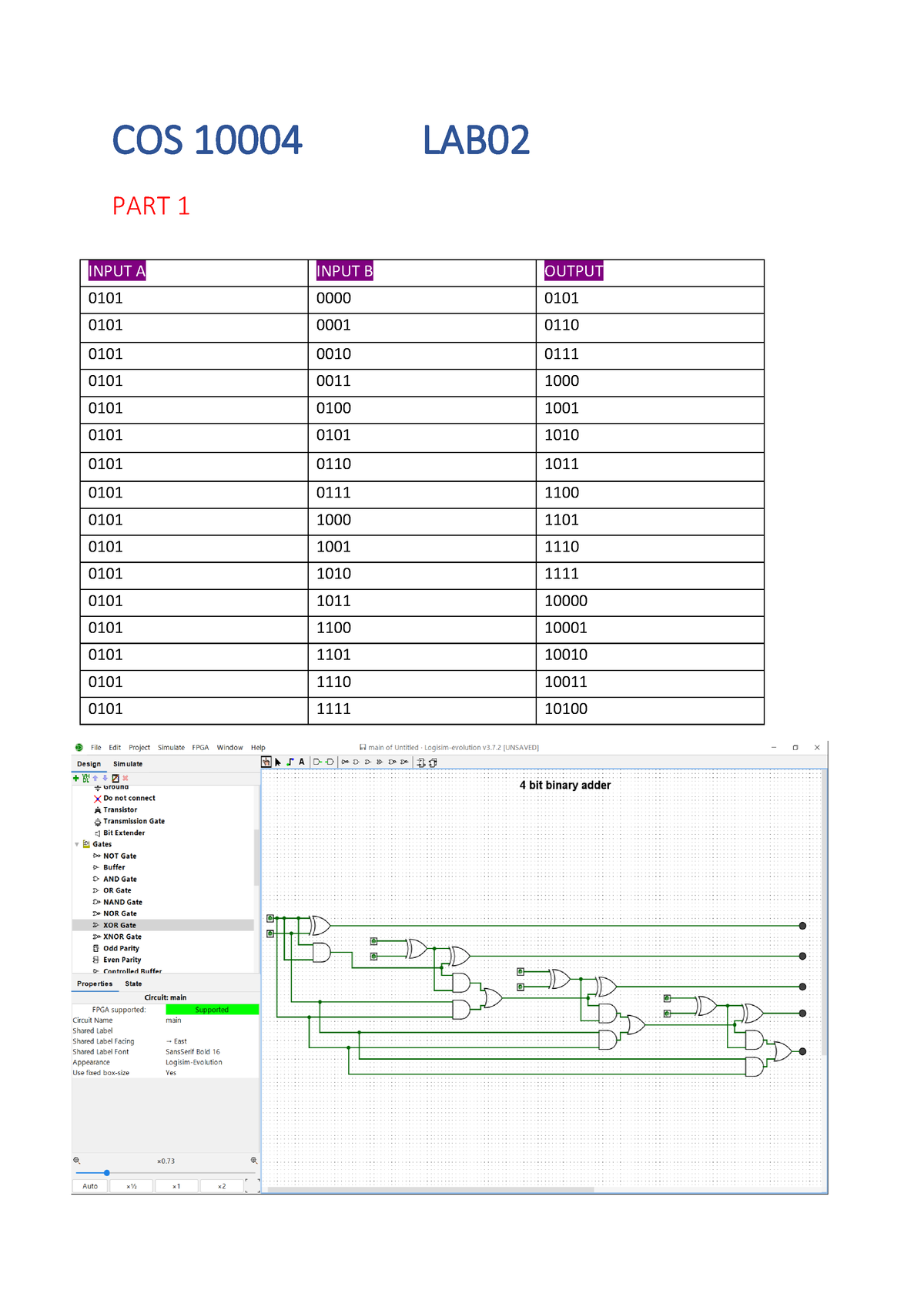 cos10004 assignment 2