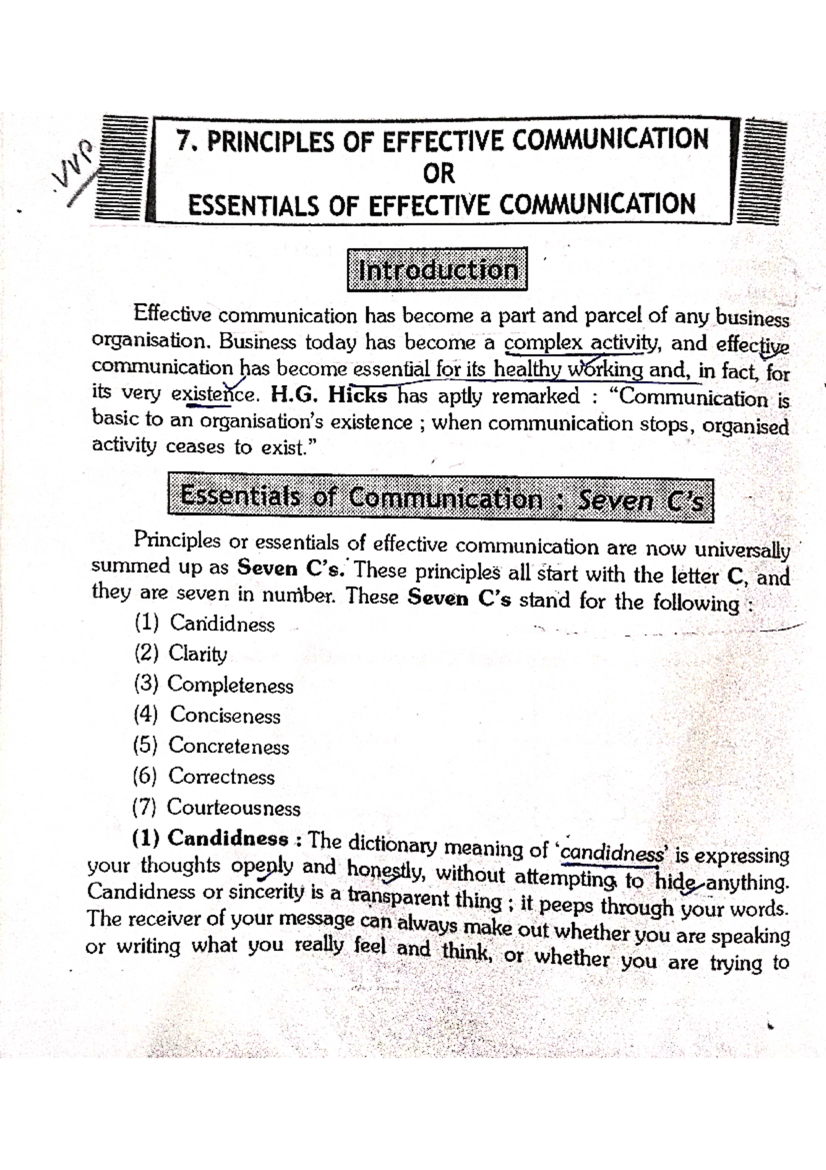 7C's - Bca - Studocu