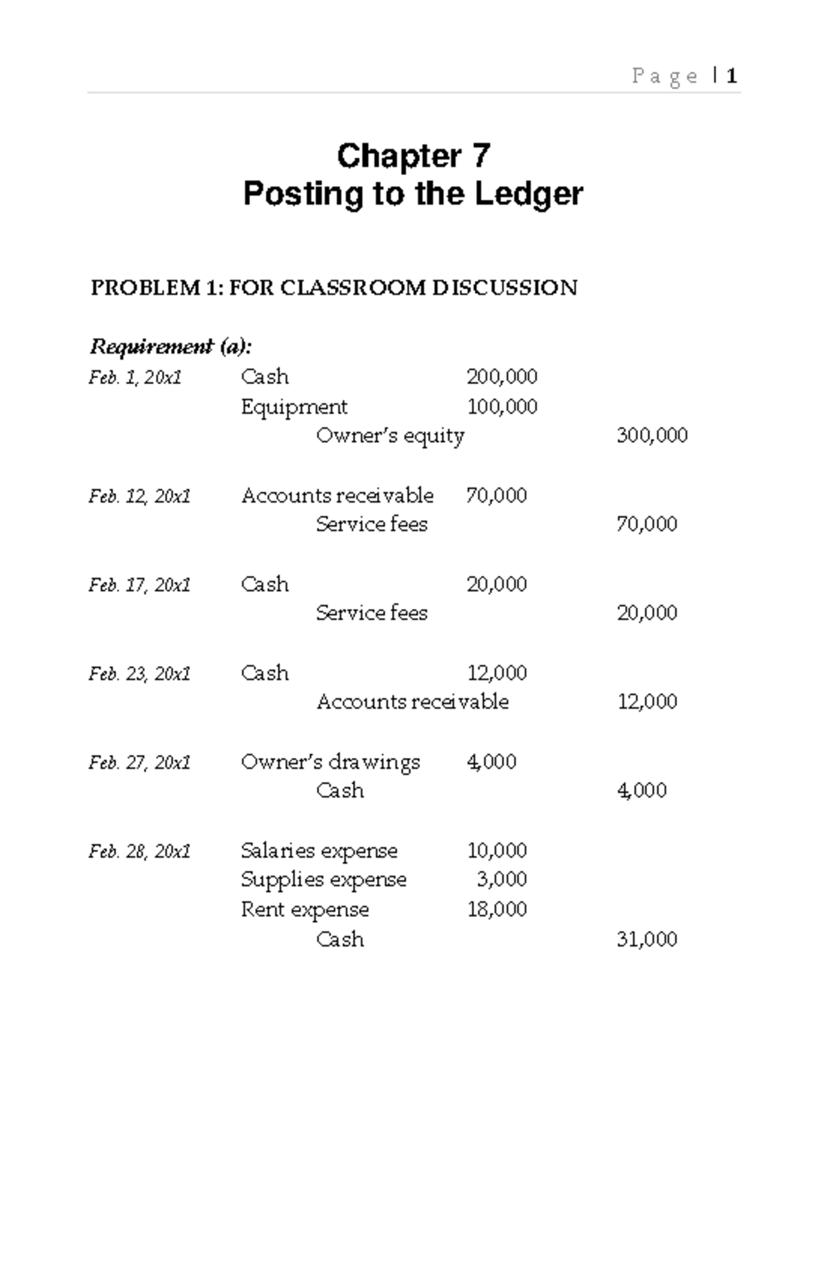 chapter-7-posting-to-the-ledger-posting-to-the-ledger-problem-1-for