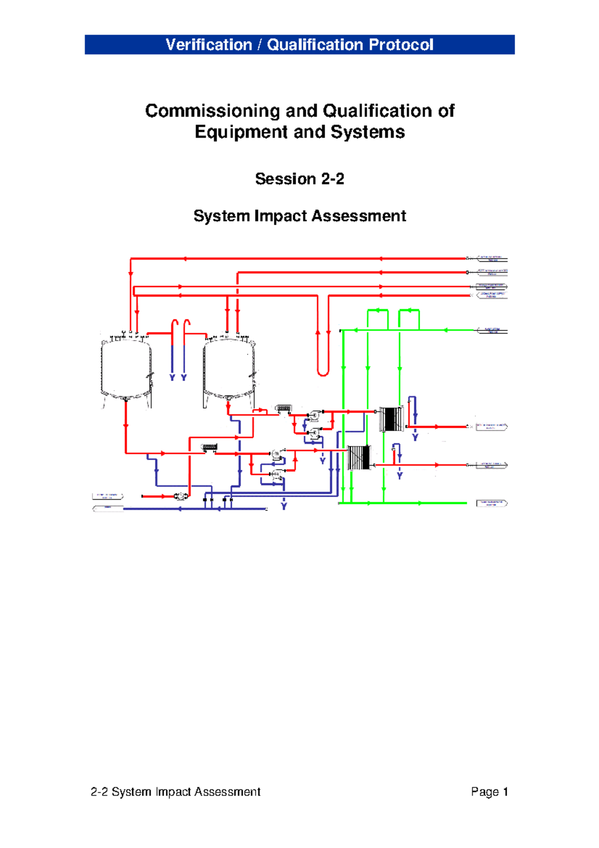 22 System Impact Assessment Commissioning and Qualification of