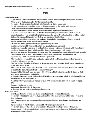 Contracts II Outline - Contracts II 1. Supplementing the Agreement