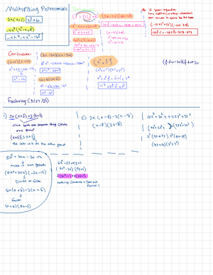 Lecture Notes (Adding and Subtracting Fractions and Applications) TR ...