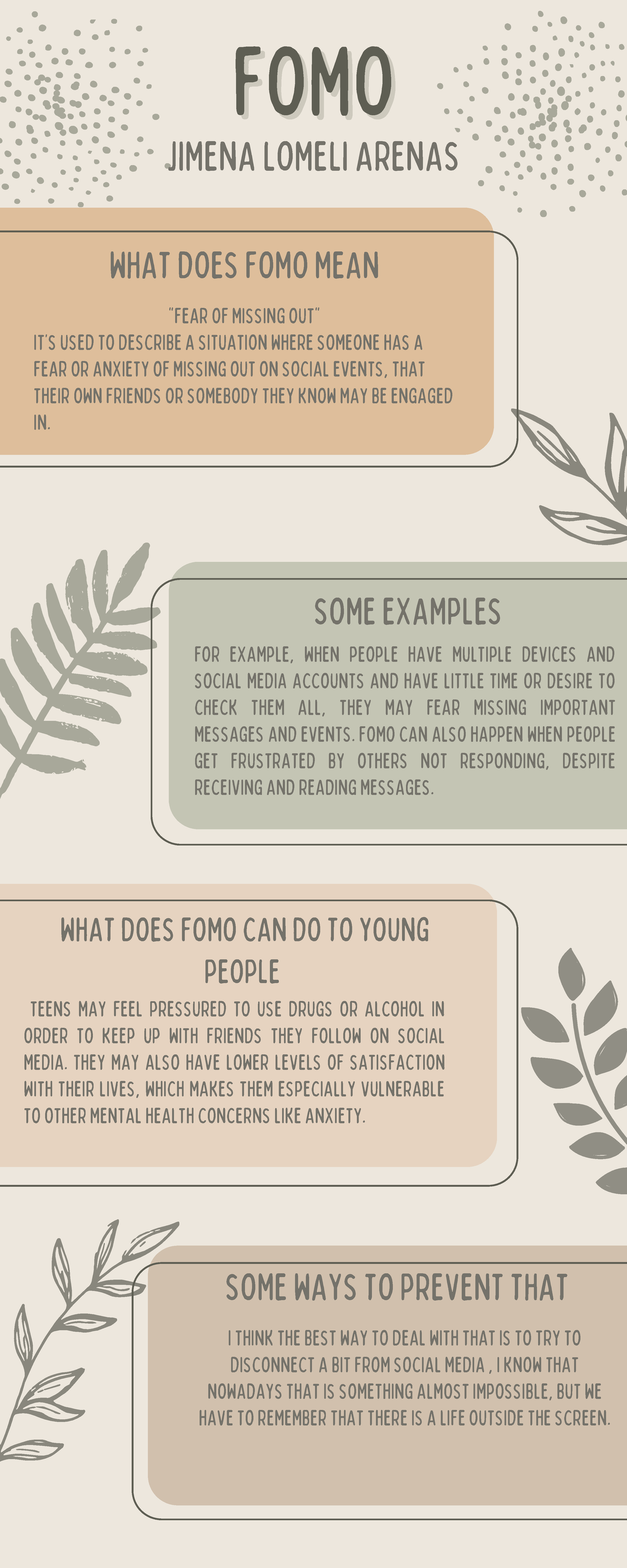 FOMO Infographic - FOMOFOMO JIMENA LOMELI ARENAS WHAT DOES FOMO MEAN ...