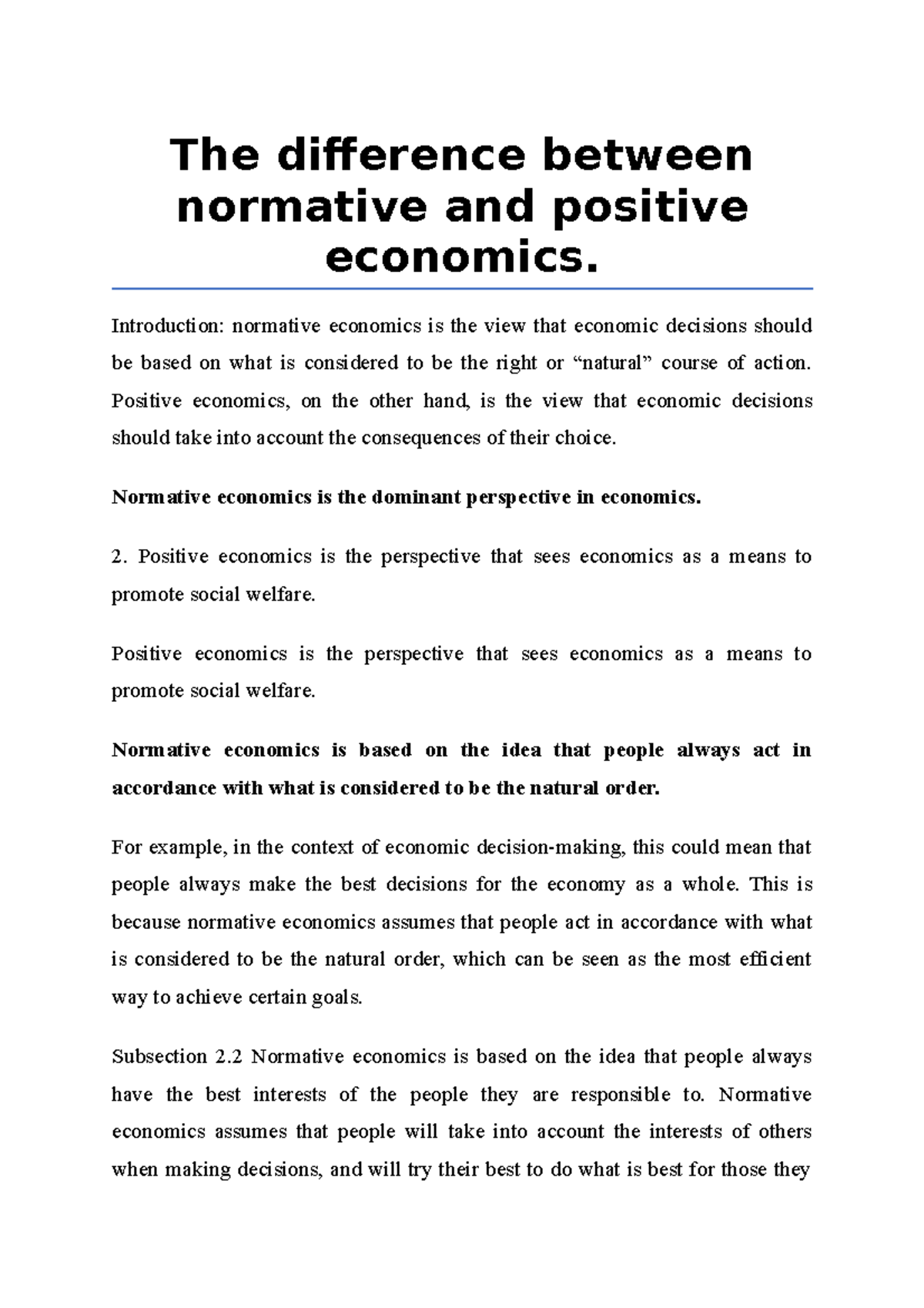 the-difference-between-normative-and-positive-economics-introduction