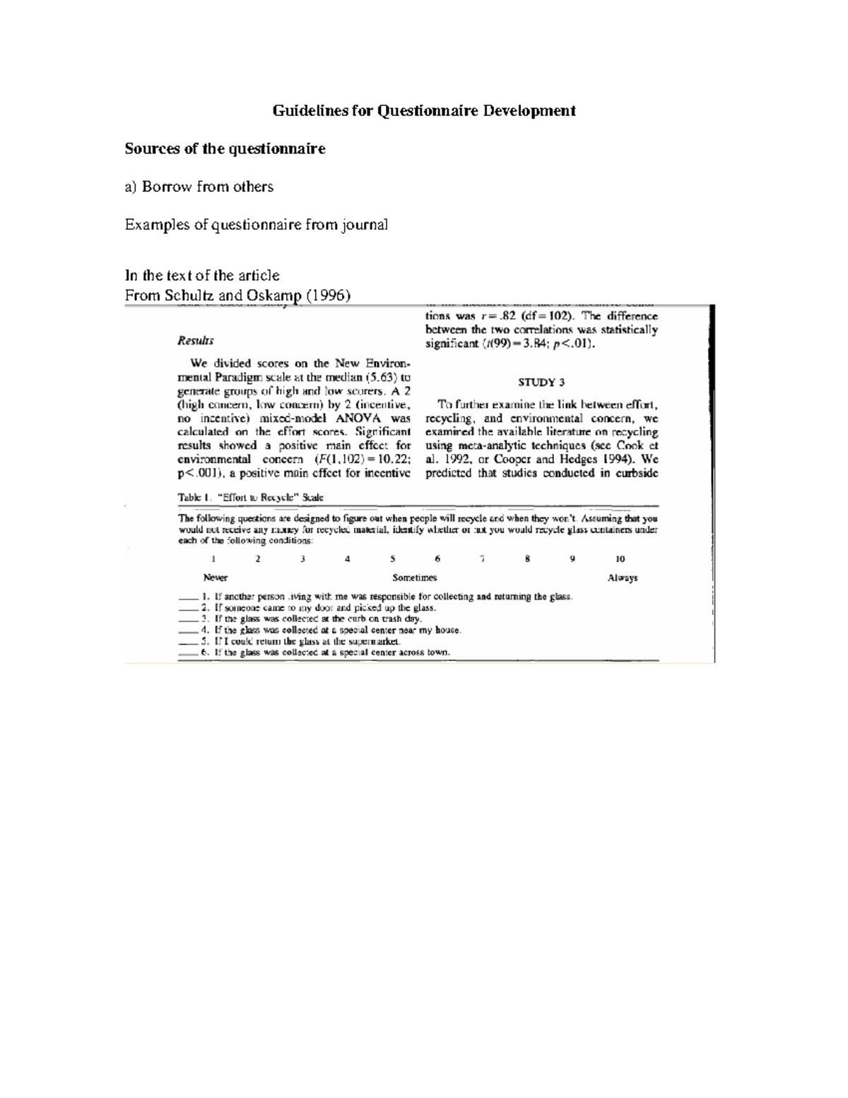 6. Questionnaire Guidelines - Guidelines for Questionnaire Development ...