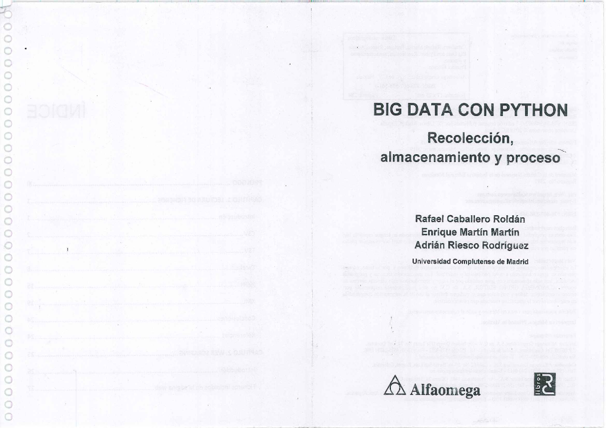 BIG DATA Python - base de datos - Studocu