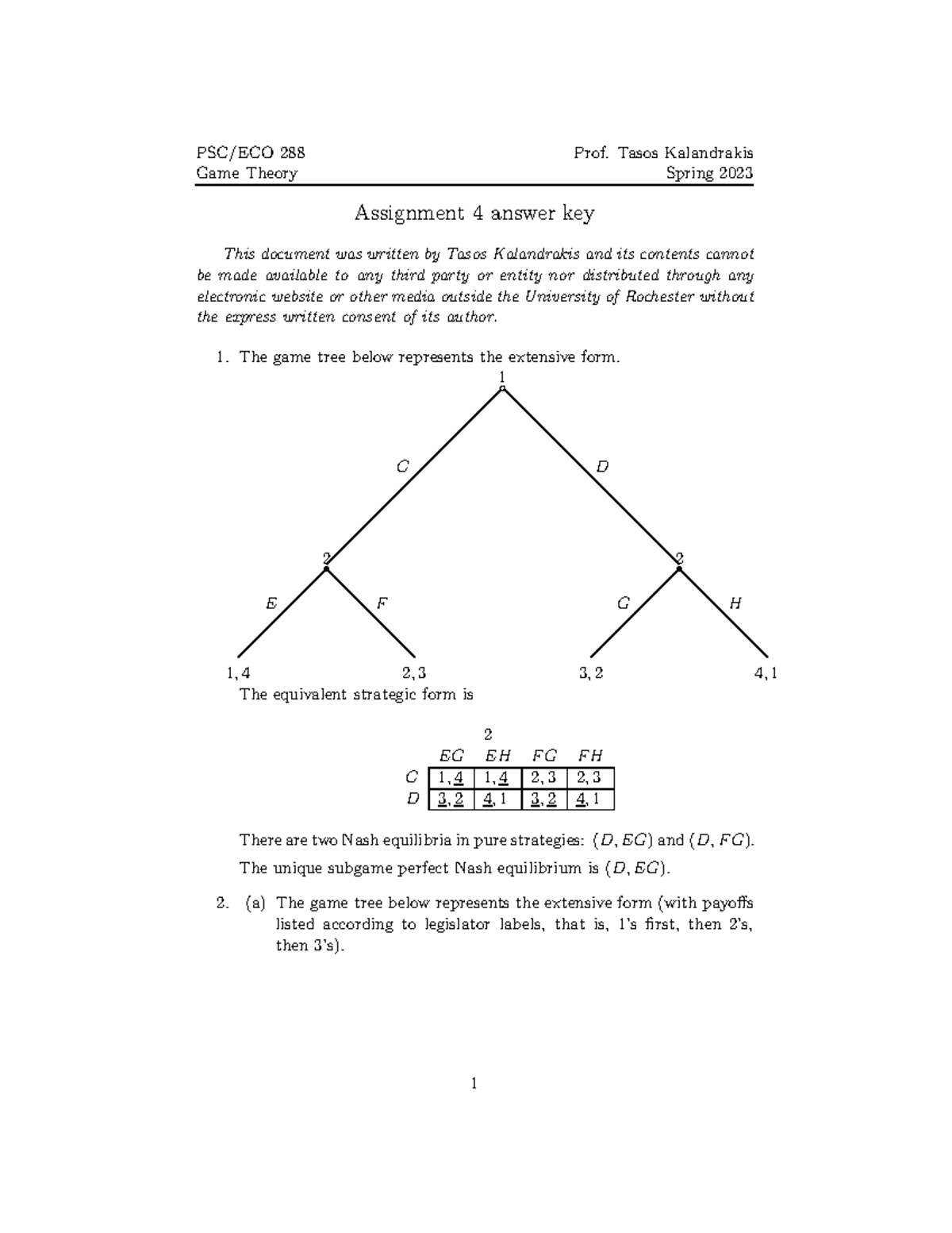 homework assignment theory