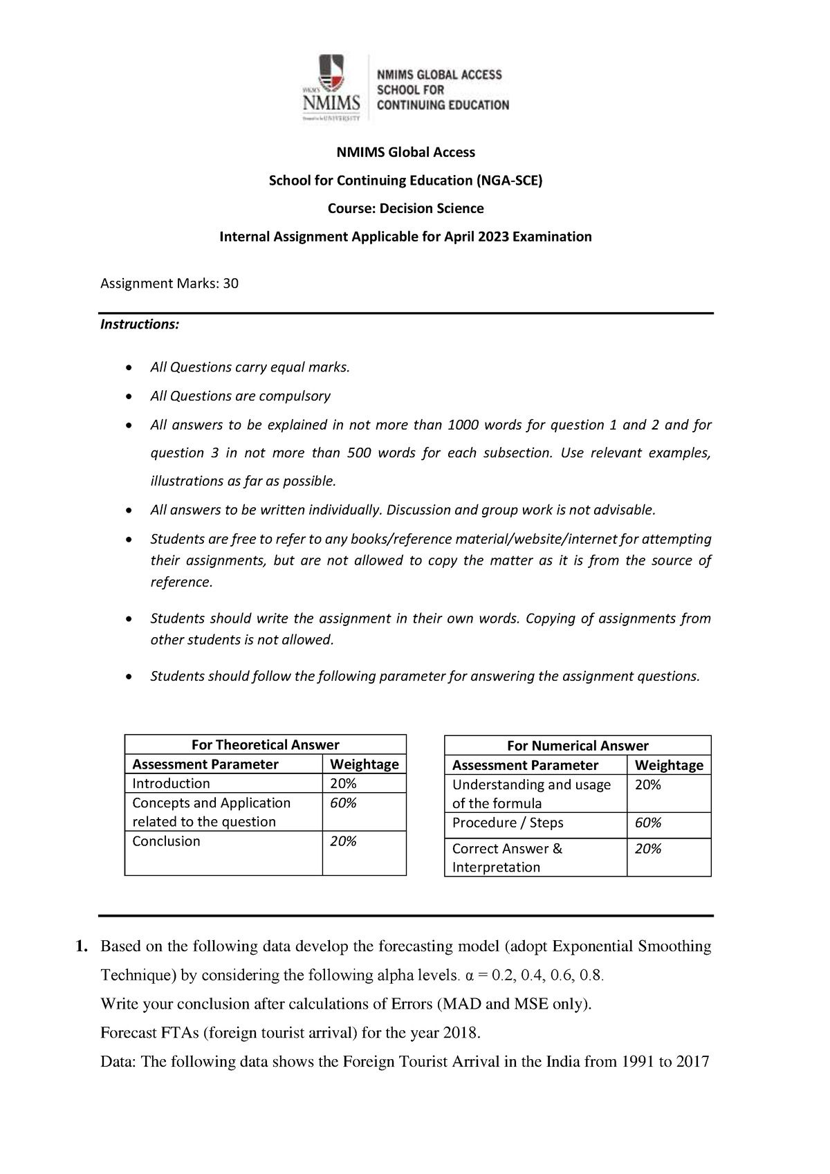 assignment of educational decision making authority