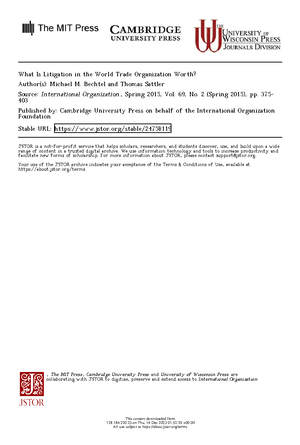MLL336 - week 1 notes - Topic1: Introduction to International ...