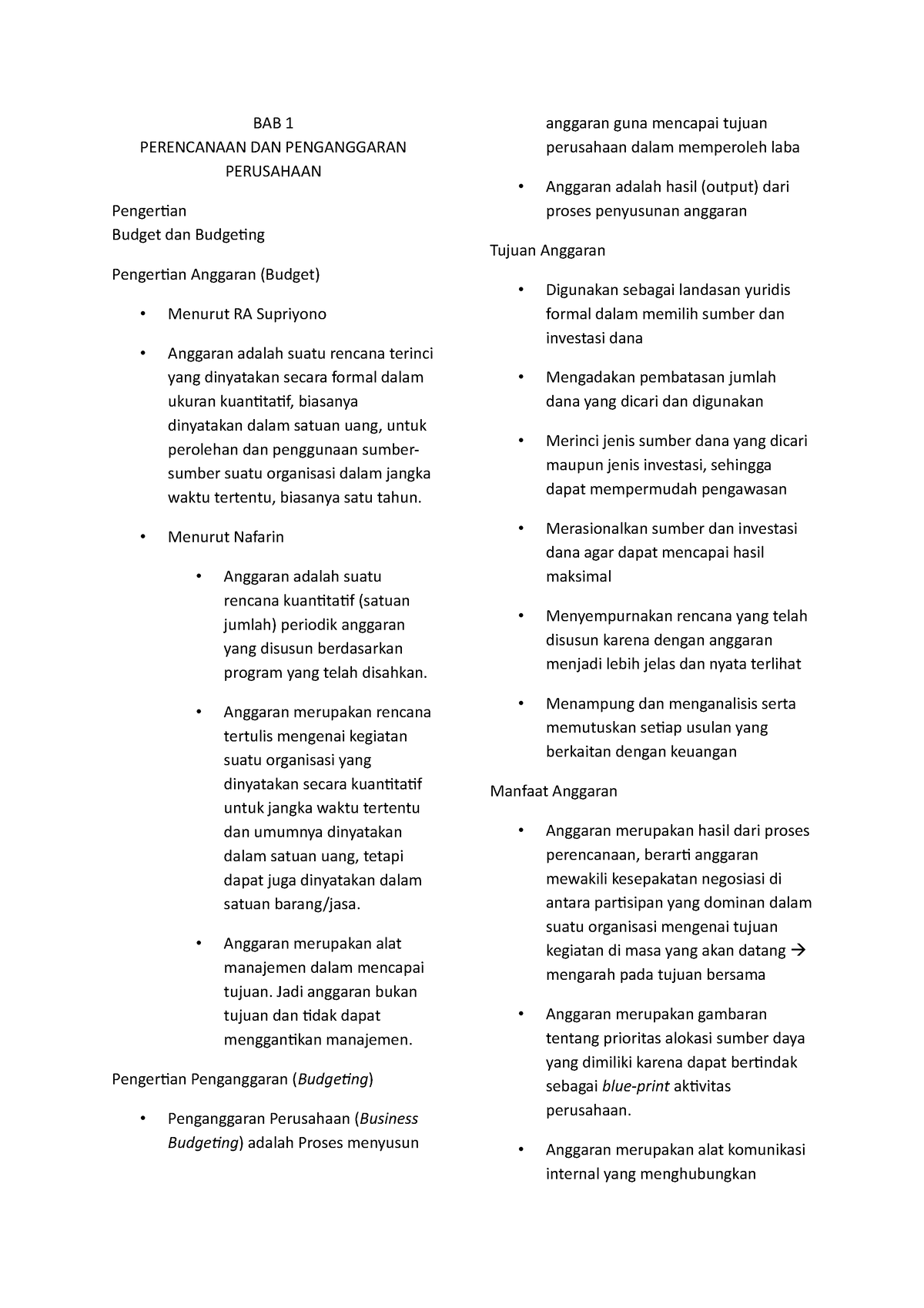 Materi PB 1-8 - Modul Untuk Perkuliahan Semester 3 Manajemen ...