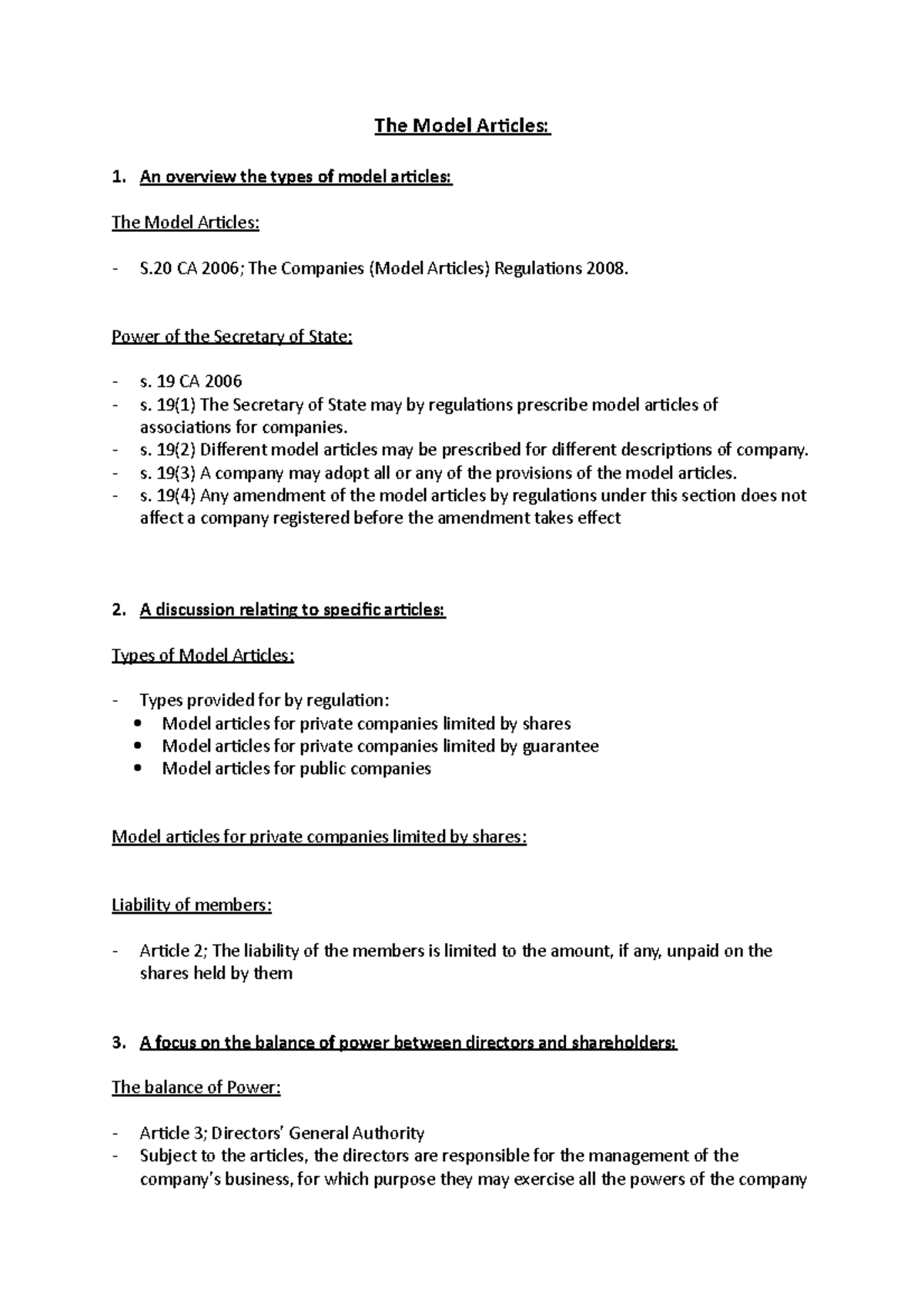 model of article review