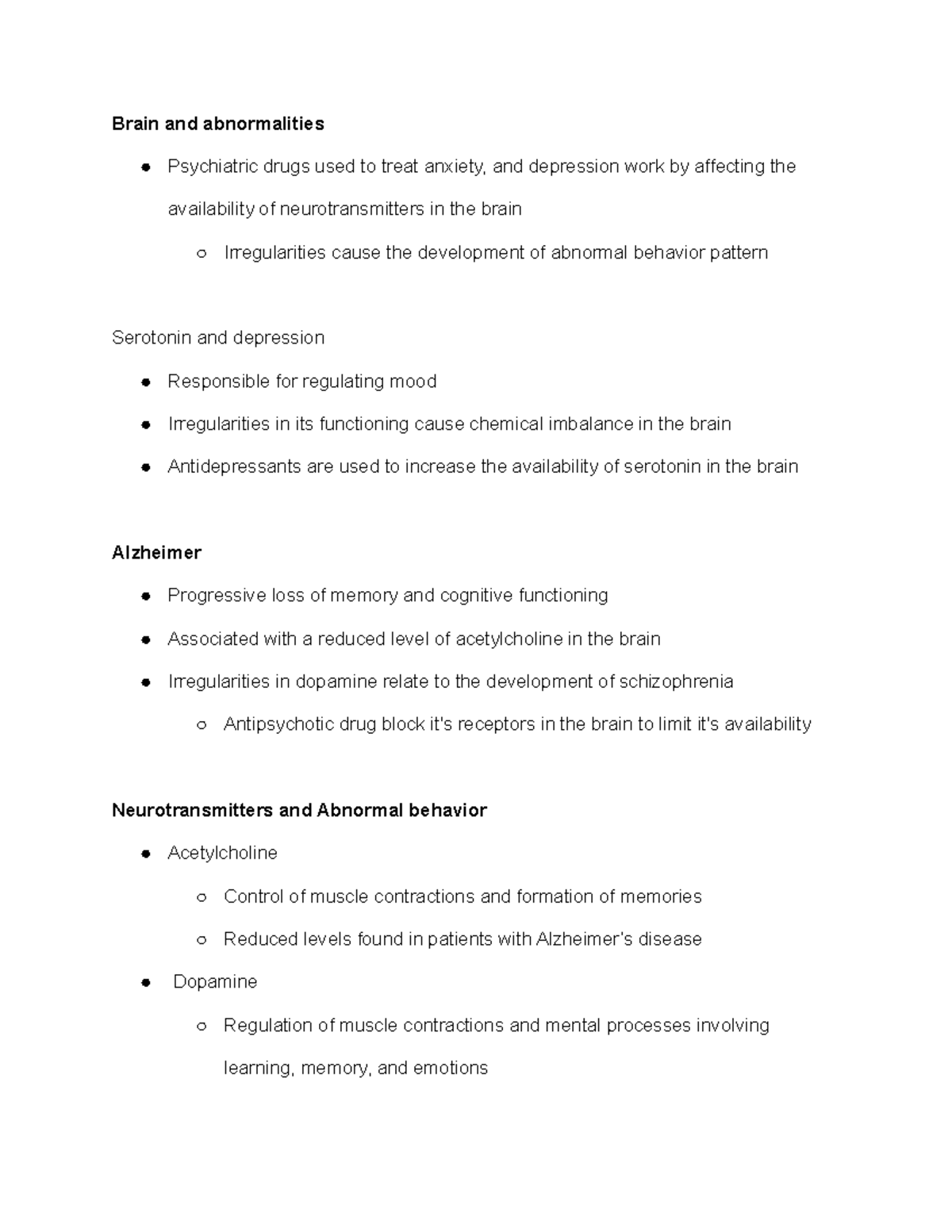 Abnormal Psychology Perspectives - Brain and abnormalities Psychiatric ...