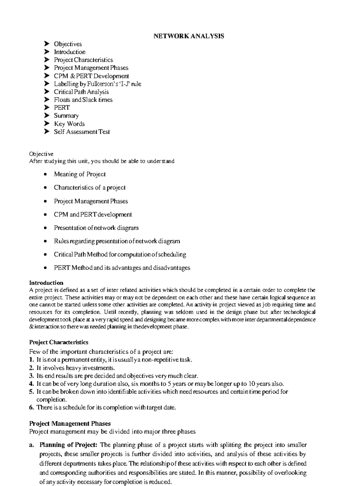 Network Analysis - NETWORK ANALYSIS Objectives Introduction Project ...