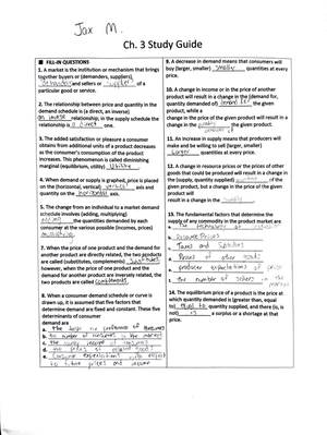 Ch. 30 Study Guide- . 4 - M. Ch. 30 Study Gulde All-IN QUESTIONS The ...