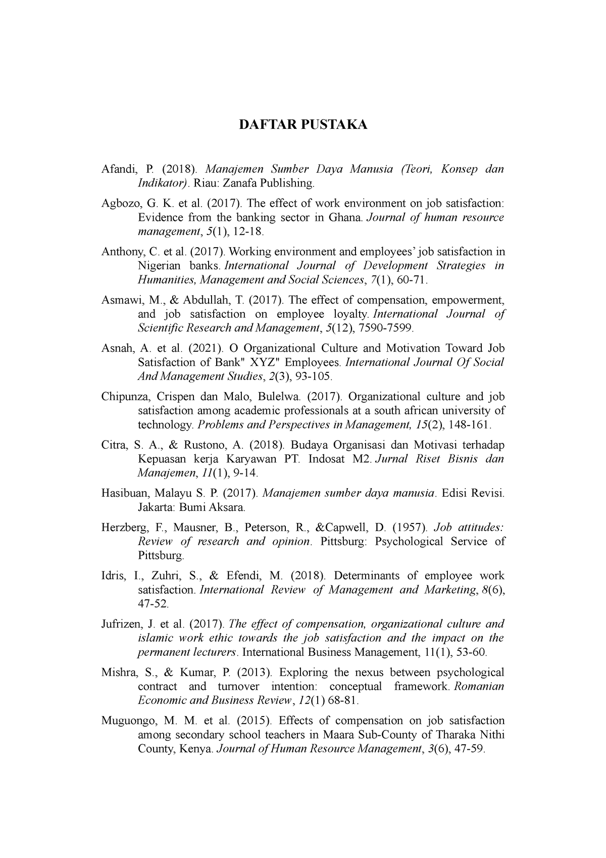 Dafpus Herdyawan Bab 2 Revisi 1 Daftar Pustaka Afandi P 2018