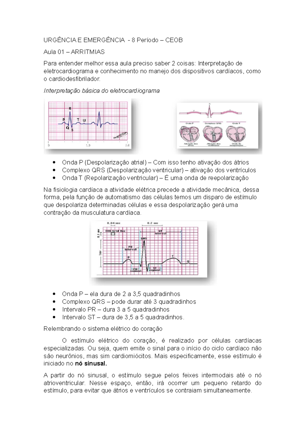 Urgência E Emergência - CEOB - URGÊNCIA E EMERGÊNCIA - 8 Período – CEOB ...