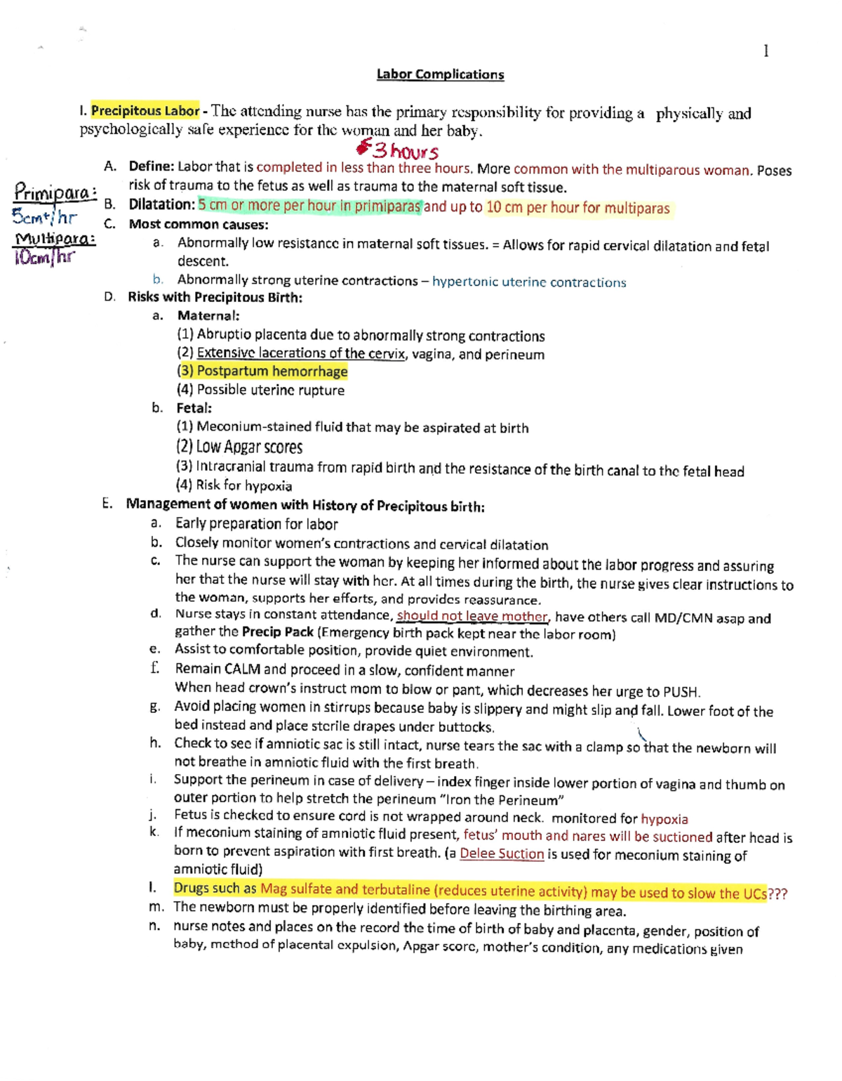 Exam 3 Outline OB - notes - 1421 - Studocu