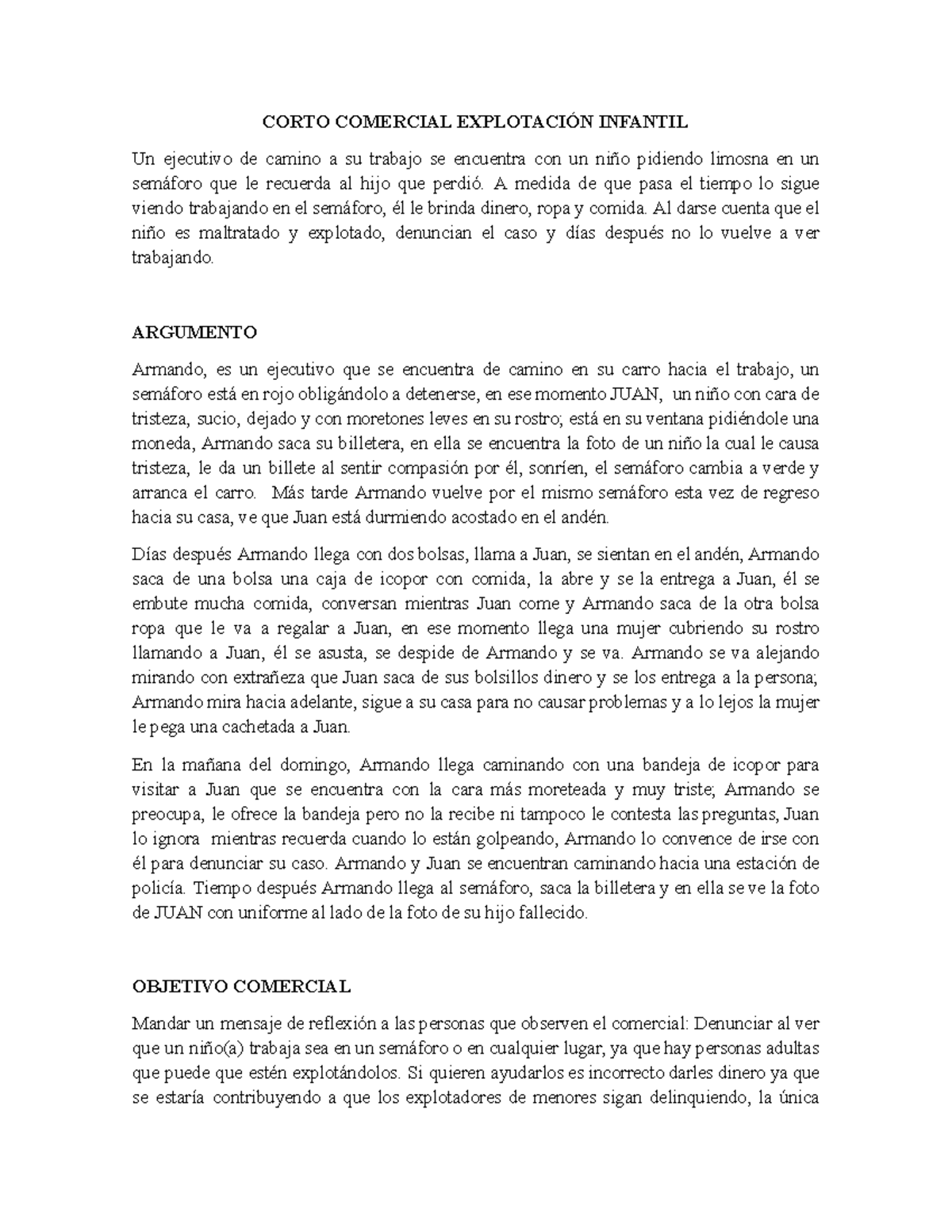 Ensayo 15 - Ensayo sobre la explotacion infantil en paises ...