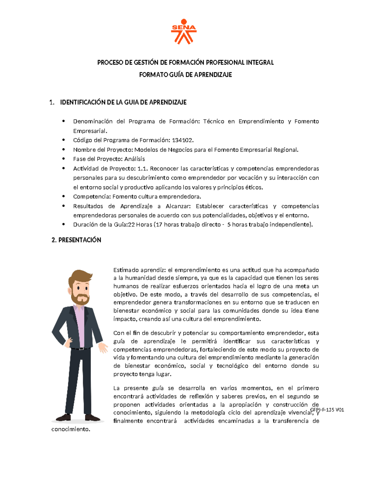 GFPI-F-135- GUÍA DE Aprendizaje 1 - GFPI-F-135 V PROCESO DE GESTIÓN DE ...