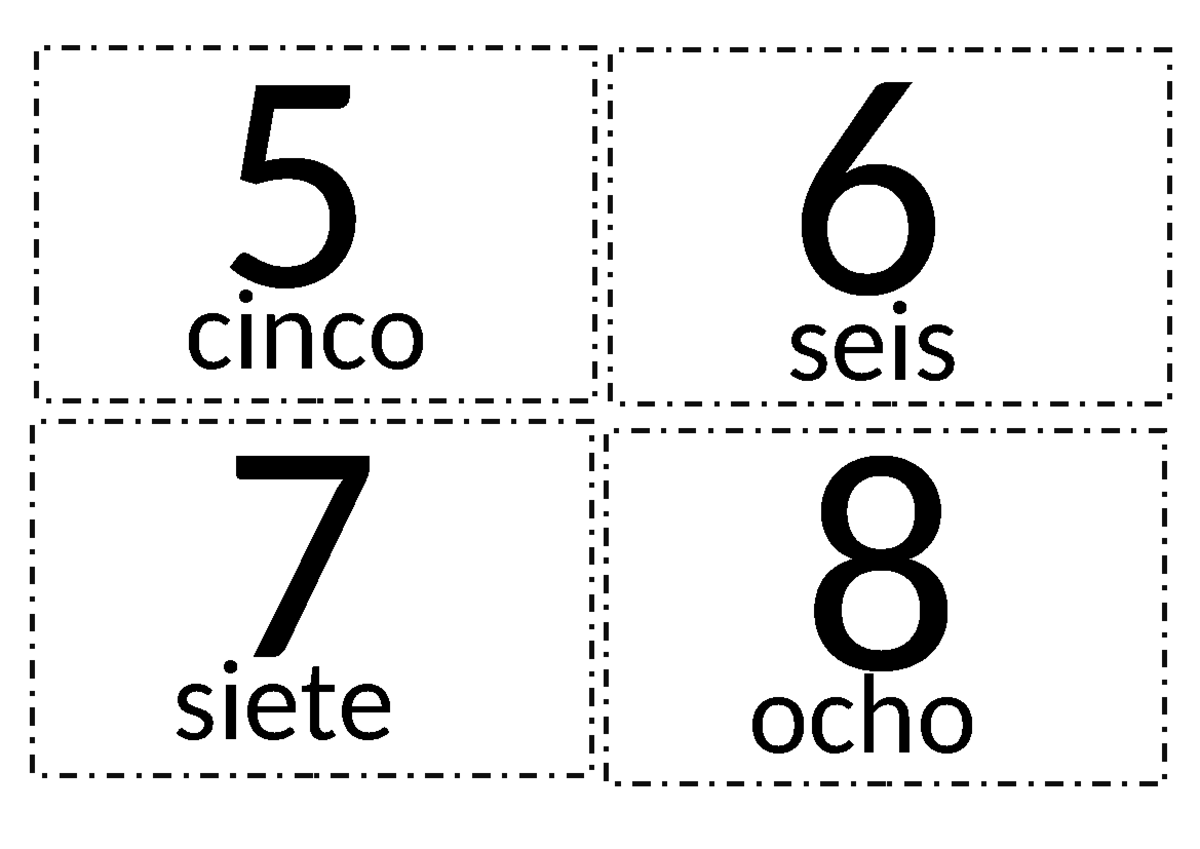 Cartillas de numeros - Educación - 7 8 cinco seis siete ocho 11 12 ...