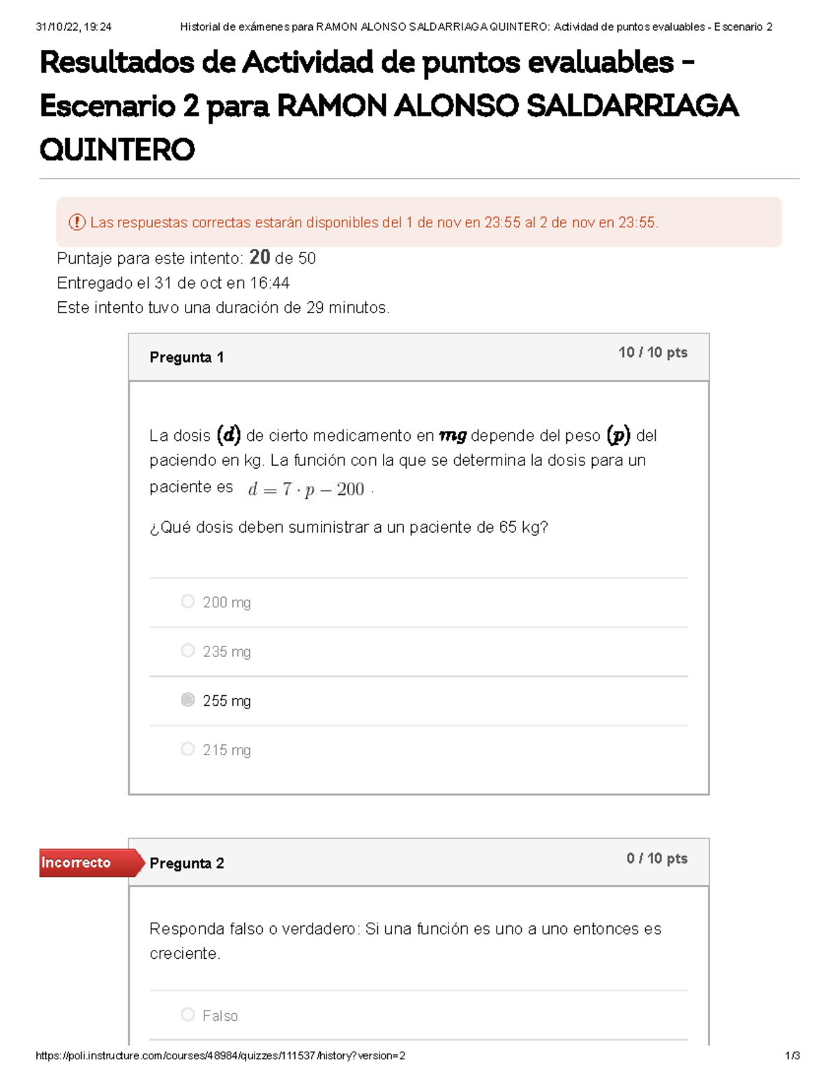 Actividad De Puntos Evaluables Escenario 2 Calculo 1 1 31 10 22 19