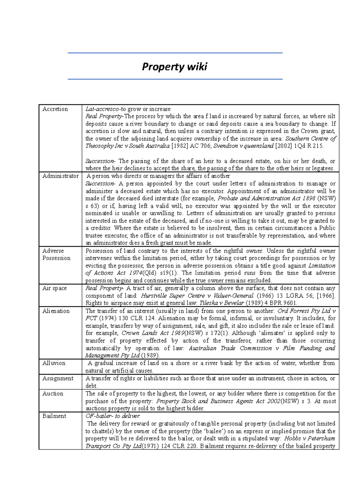 Wiki copy Wikipedia for property law Property wiki Accretion Lataccrescoto grow or
