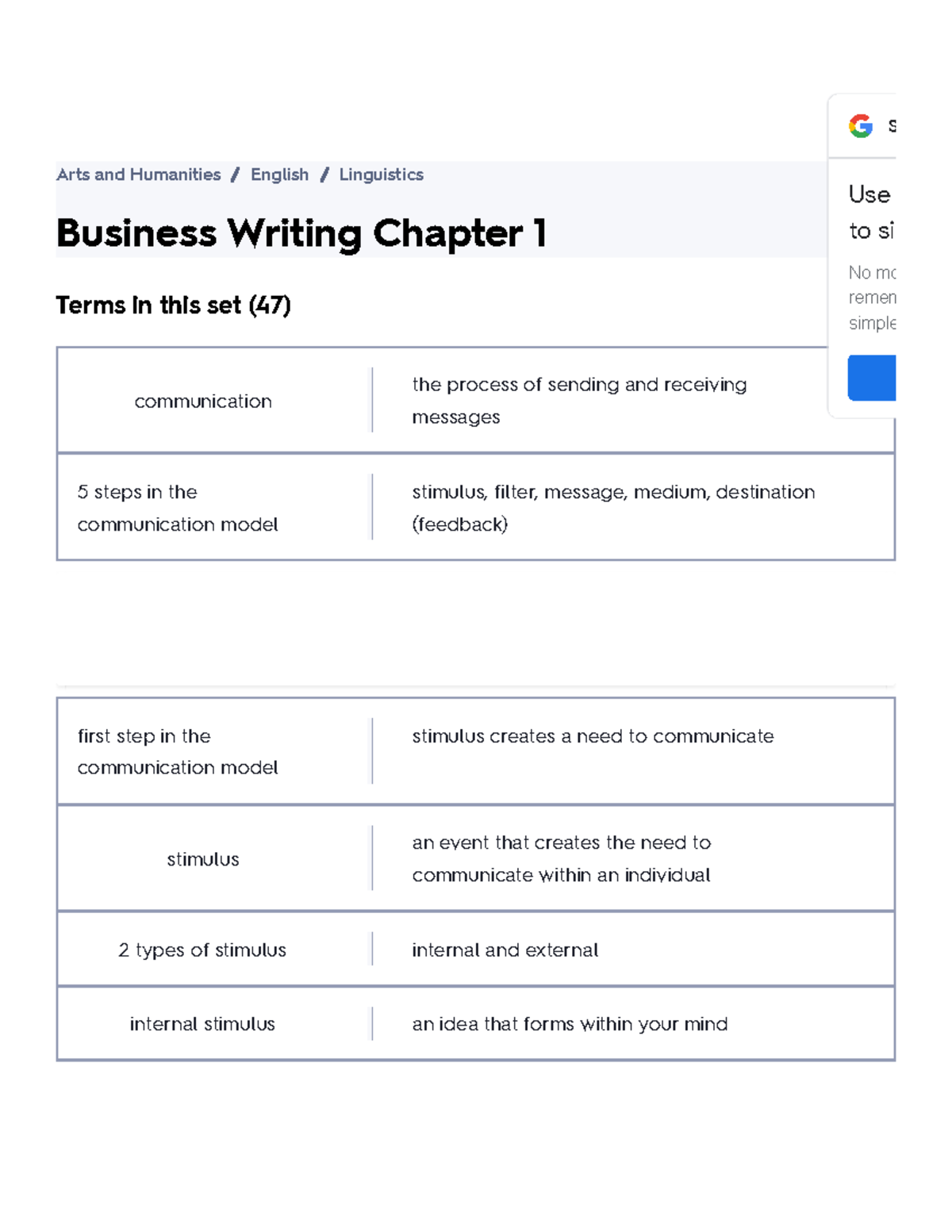 Business Writing Chapter 1 Flashcards Quizlet - Business Writing ...