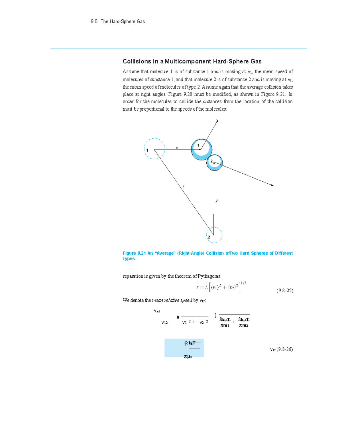 Collisions in a Multicomponent Hard - Assume again that the average ...