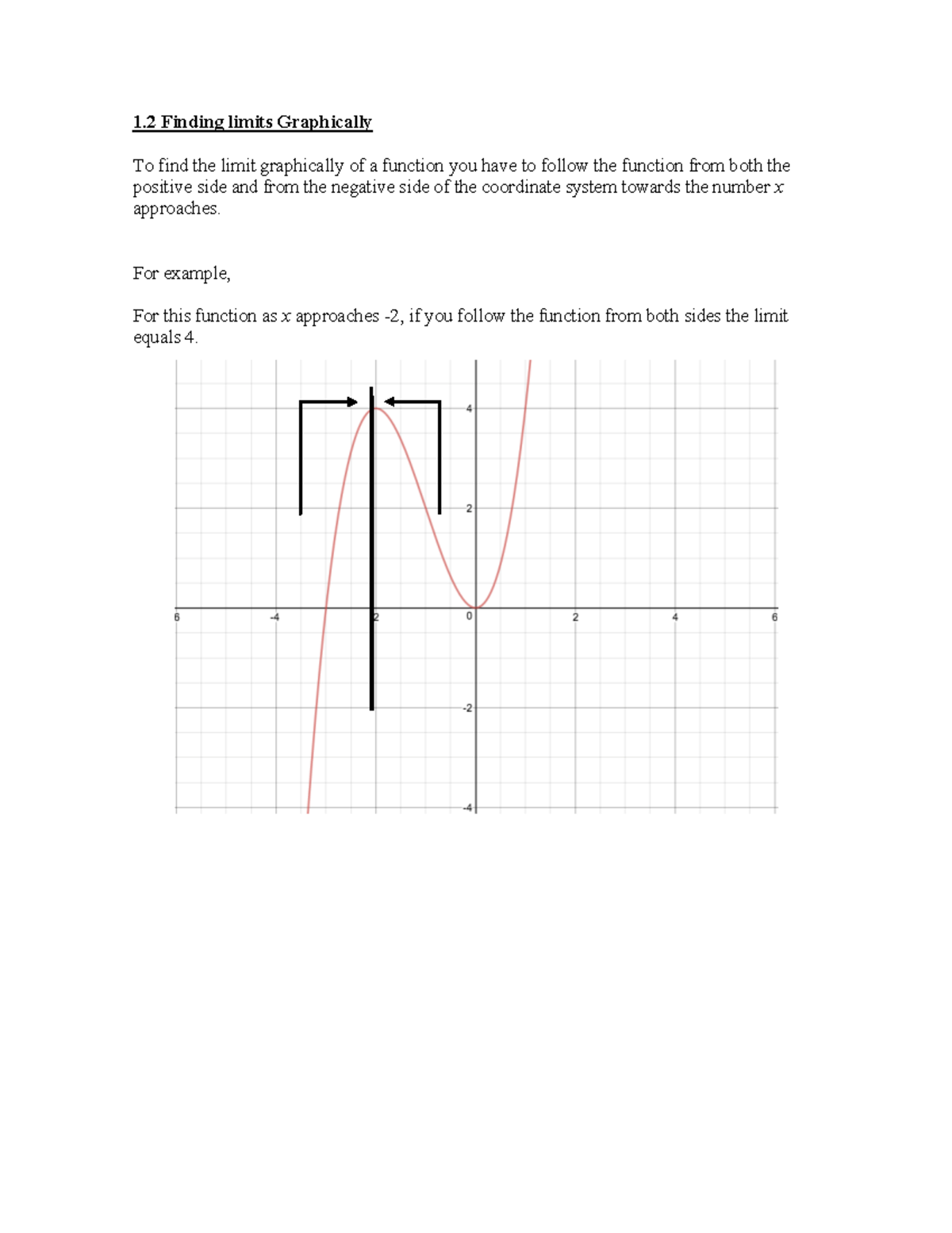 1.2 Finding Limits Graphically And Numerically - 1 Finding Limits ...