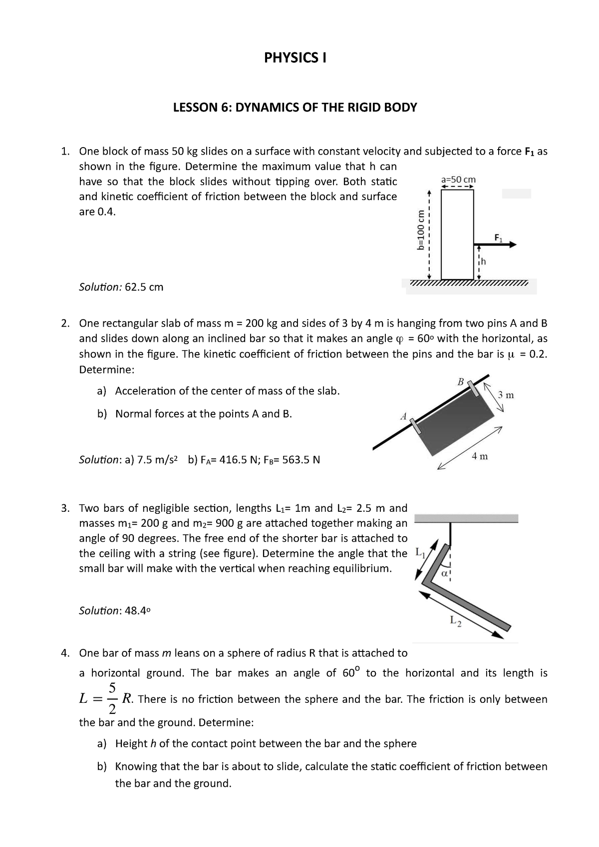 exercises-dynamics-of-the-rigid-body-physics-i-lesson-6-dynamics-of