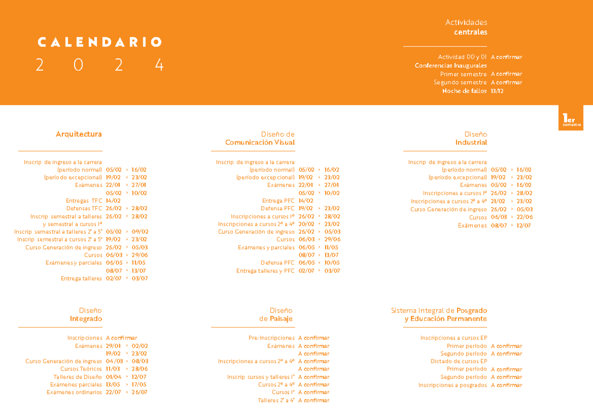 Calendario académico fadu 5