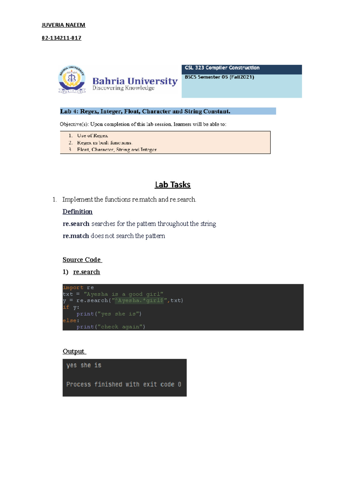 CC lab 4 - these are my lab performance - 02-134211- Lab Tasks 1 ...