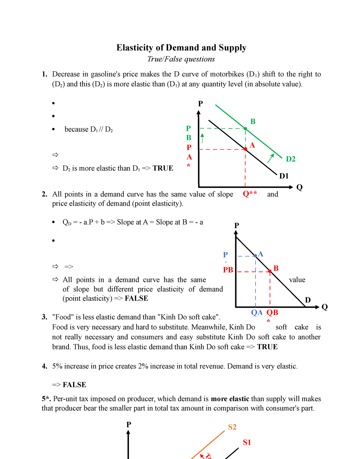 Chapter 3 - Review - D P B D B P A * Q** A Q P P QA P A D A PB QB * B Q ...