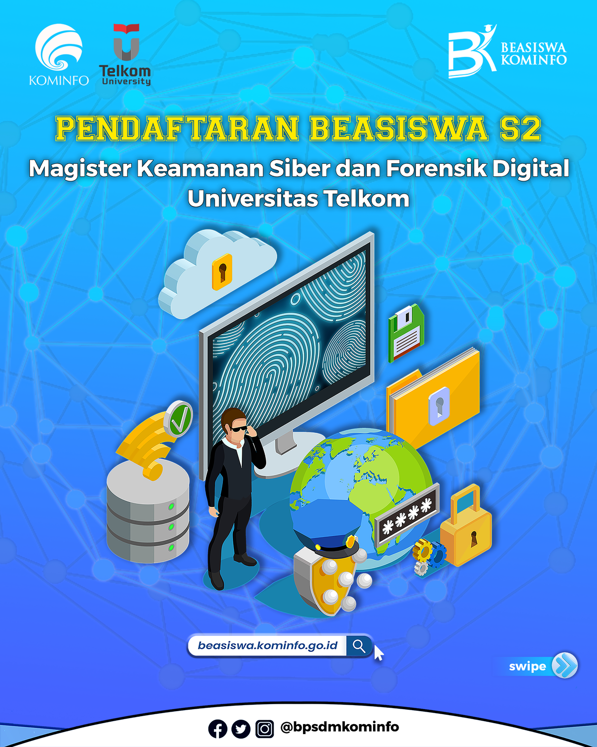 Beasiswa S2 Keamanan Siber Dan Forensik Digital Di Universitas Telkom