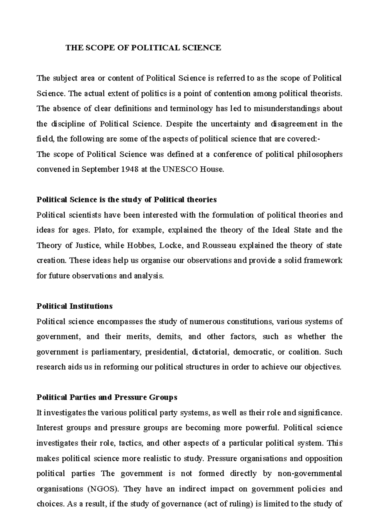 political theory research paper topics