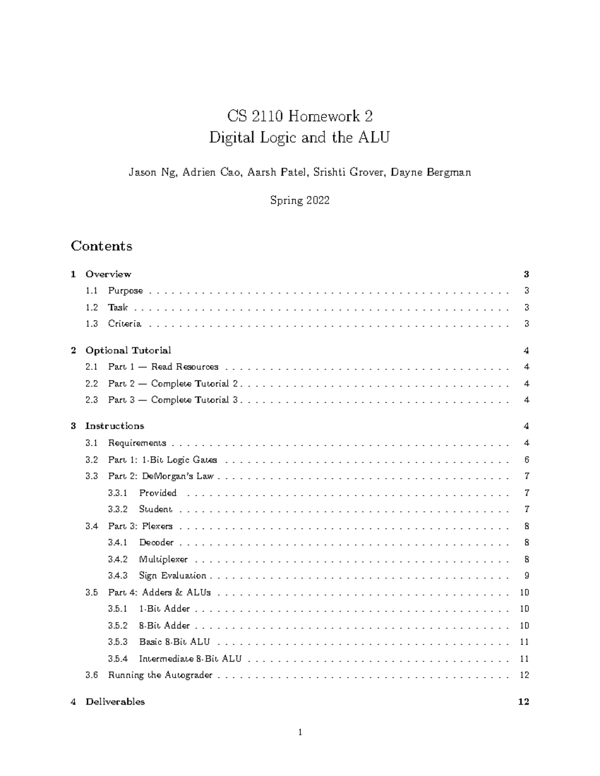 computer systems homework