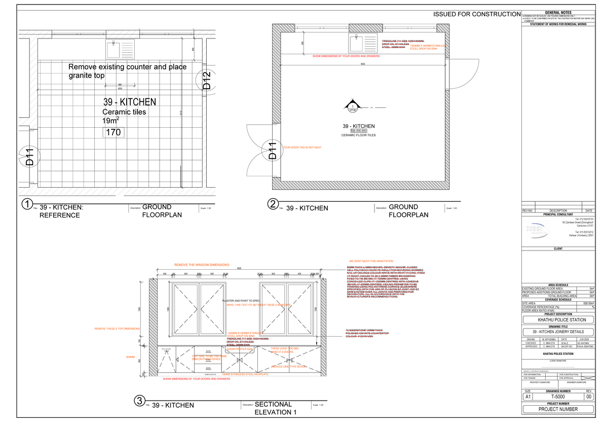 39- Kitchen Joinery Kathu - D D 19m 39 - KITCHEN 2 Ceramic tiles ...