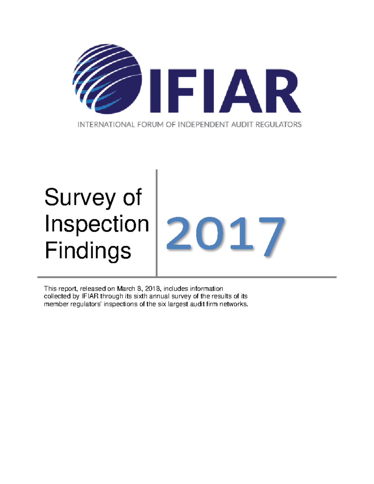 Lecture 10; Ifiar Survey Inspection Findings Survey of Inspection