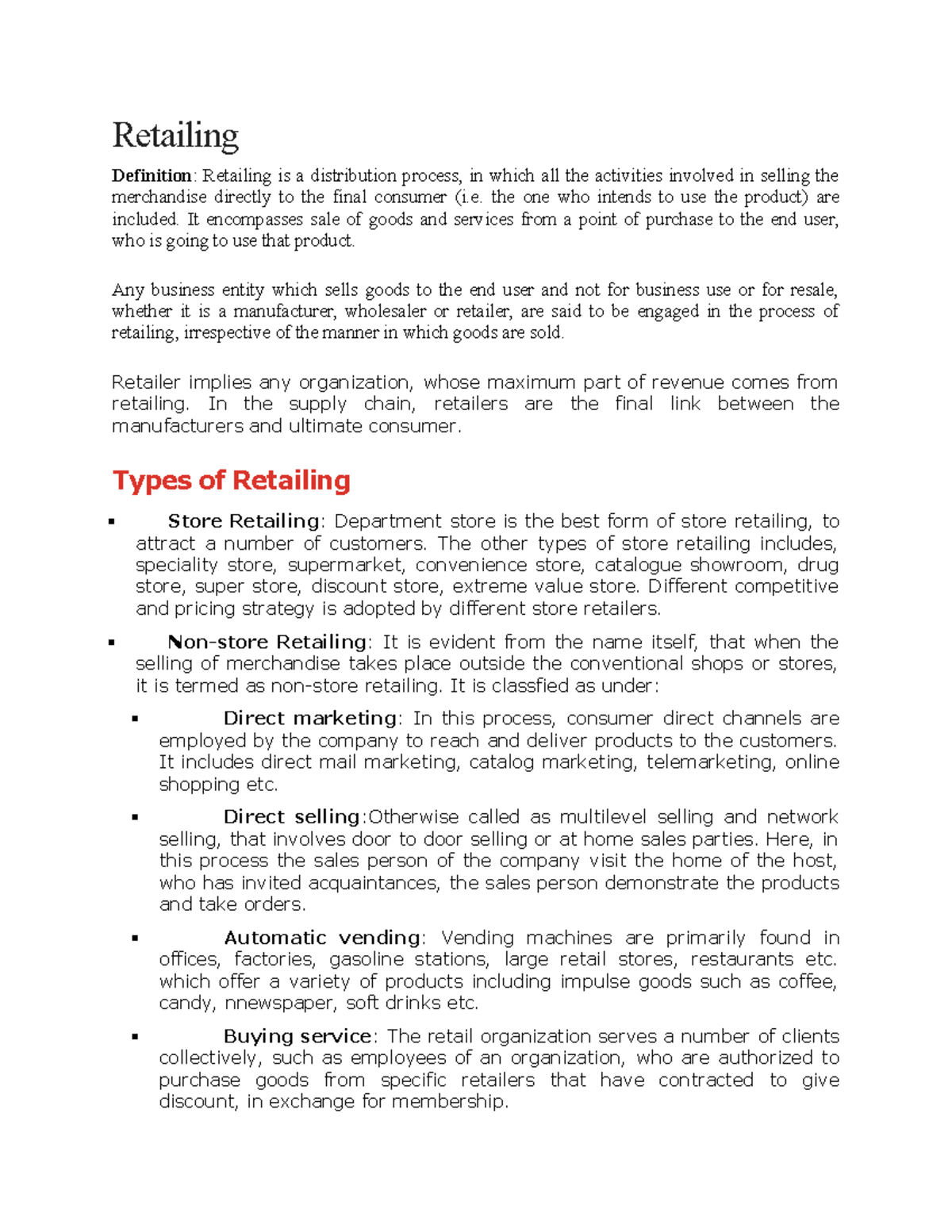 retailing-management-lecture-notes-1-retailing-definition