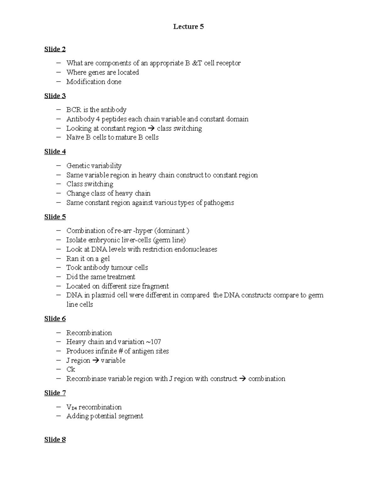 BIOL 462 Lec 5 WINTER 2022 ANDREW S W - Slide 2 What are components of ...